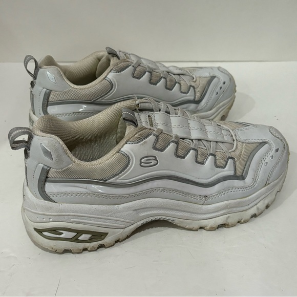 SKETCHERS Women’s Running Gym Shoes Sneakers - white, size 7.5 - Picture 3 of 5